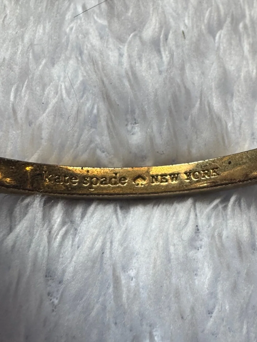 Black and Gold Kate Spade Bangle Bracelet - Picture 2 of 5